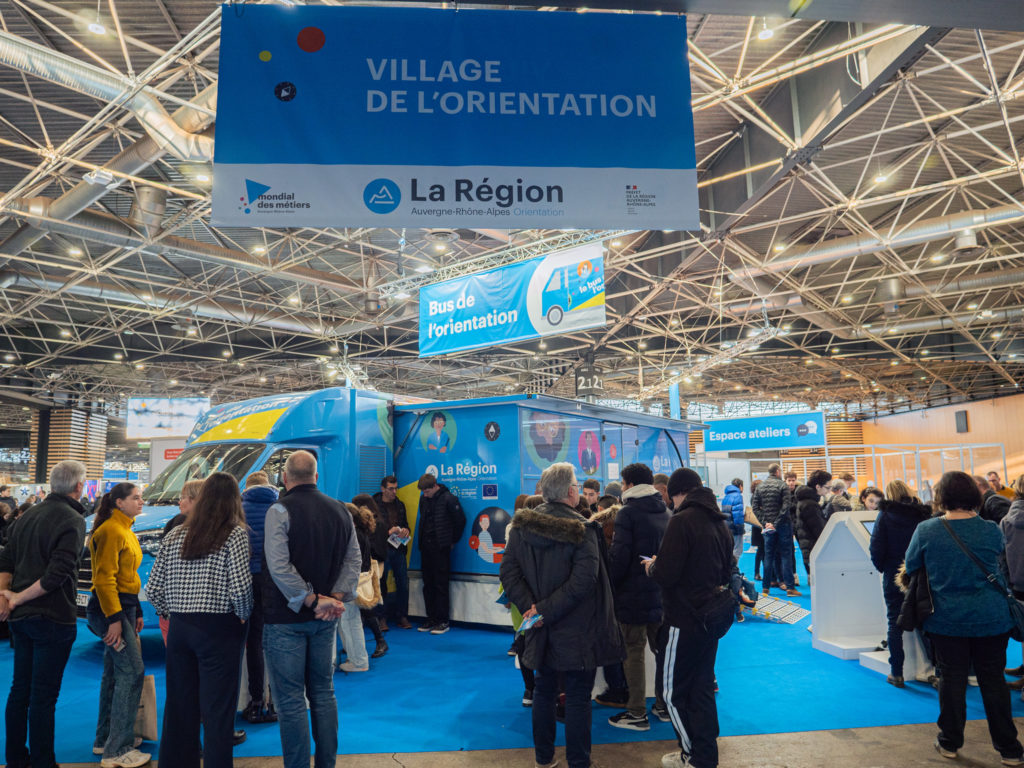 Mondial des Métiers_Village de l'orientation ©Auvergne-Rhône-Alpes Orientation